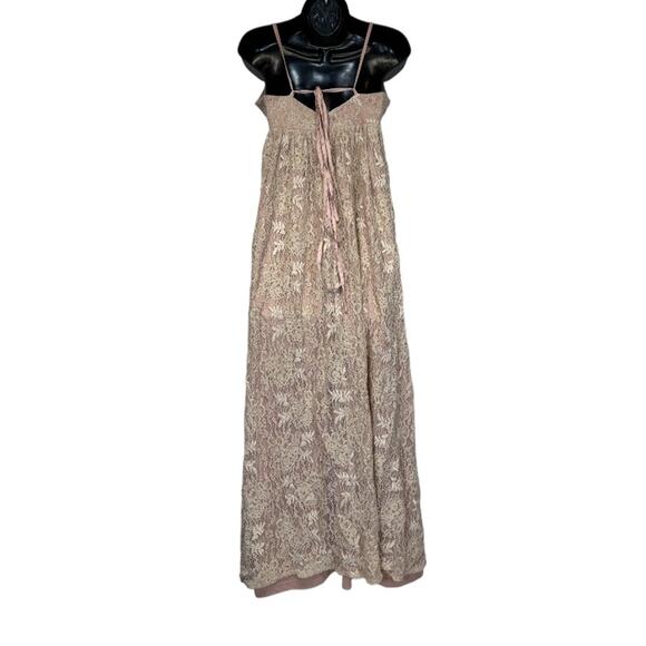 Lulus Stolen Moments‎ Dusty Pink Sleeveless Maxi Dress Size S - Picture 6 of 11
